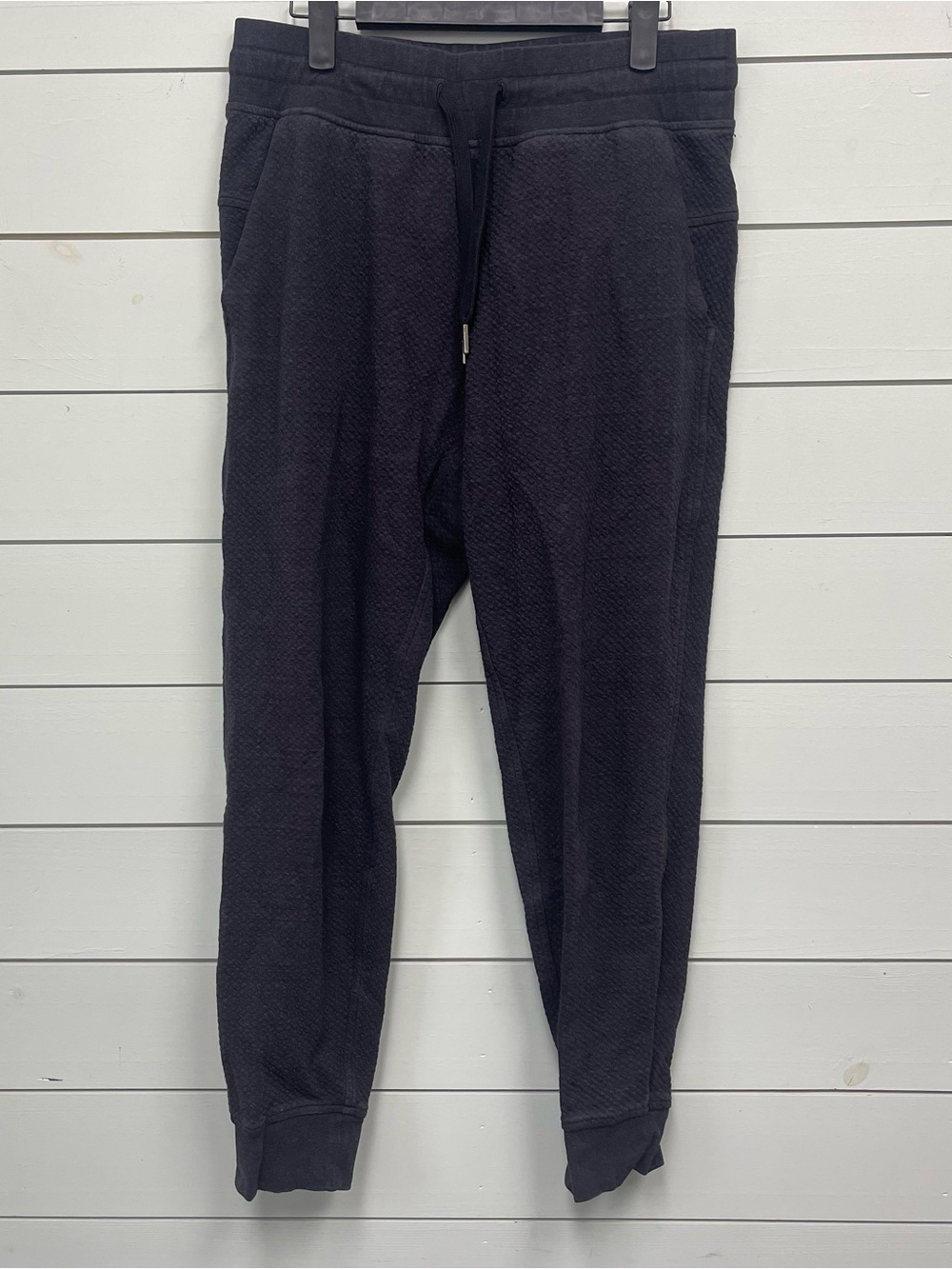 Lululemon warm down joggers II 28" core black women's size 8